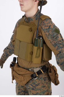 Photos Casey Schneider A pose in Uniform Marpat WDL bulletproof…